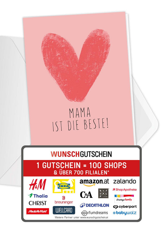 Mama ist die Beste - Herz