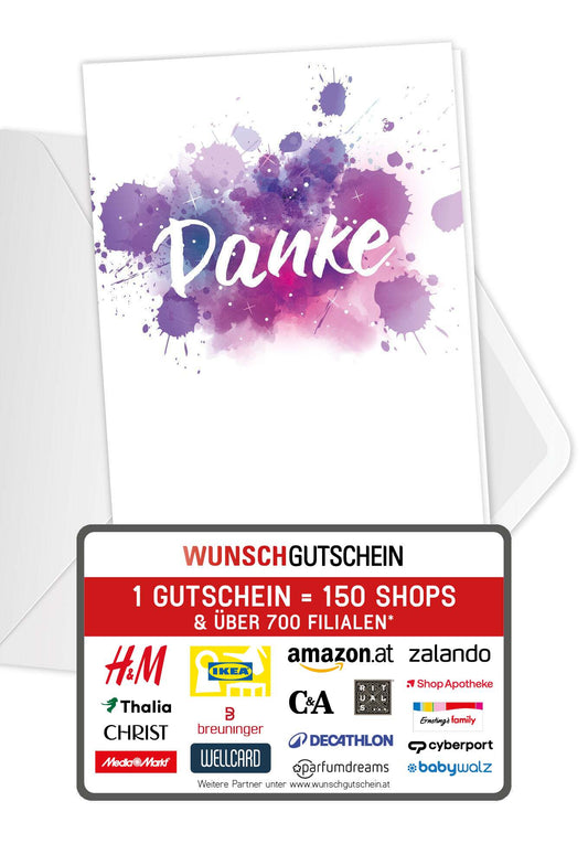 Danke - Lila Kleckse