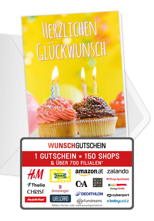 Herzlichen Glückwunsch - Muffins