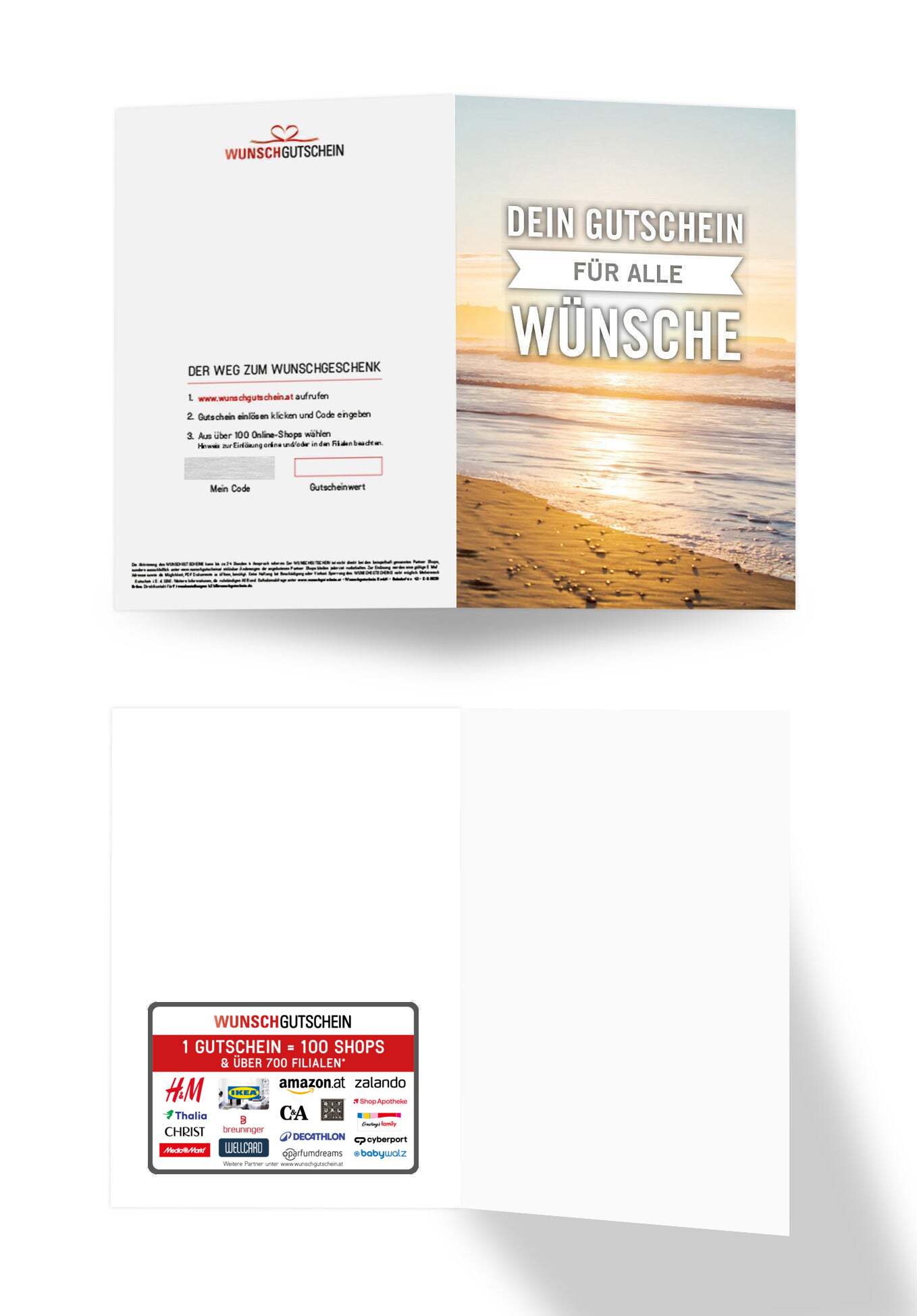 Für alle Wünsche - Strand (Gutscheinwert)