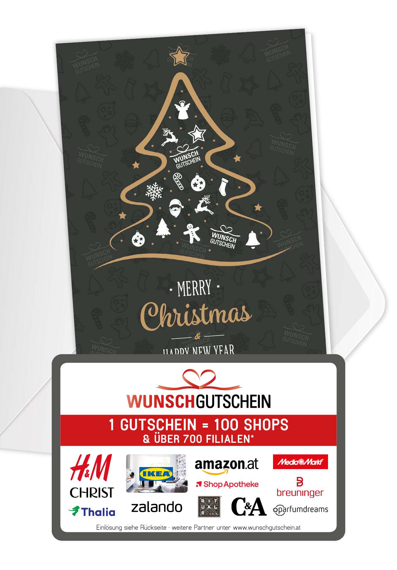 Merry Christmas - Weihnachtsbaum (Gutscheinwert)