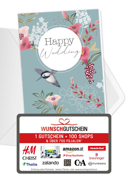 Happy Wedding - Vogel