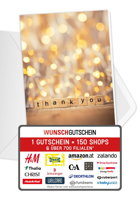 Thank you - Würfel