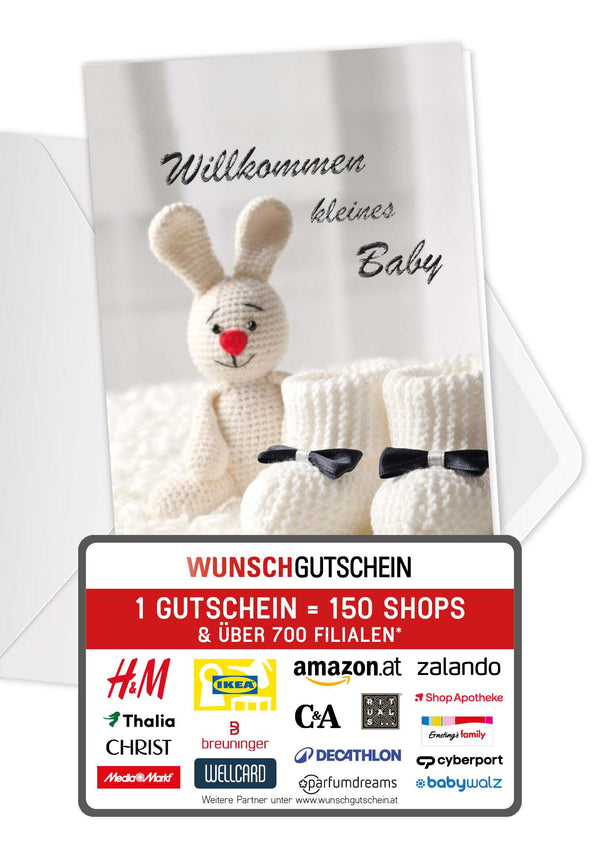 Willkommen kleines Baby - Hase