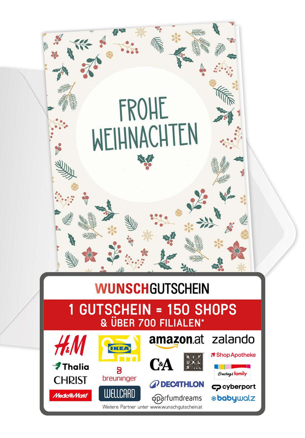 Frohe Weihnachten - Zweige