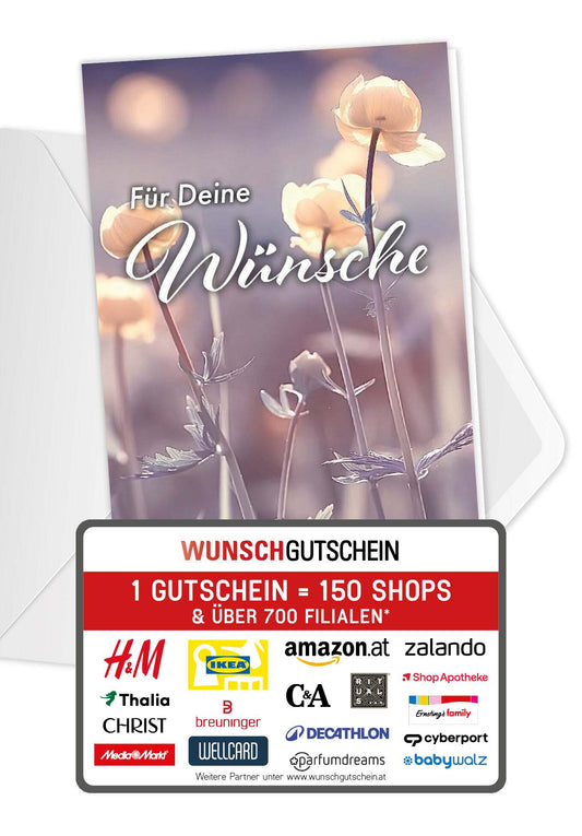 Für deine Wünsche - Blumen
